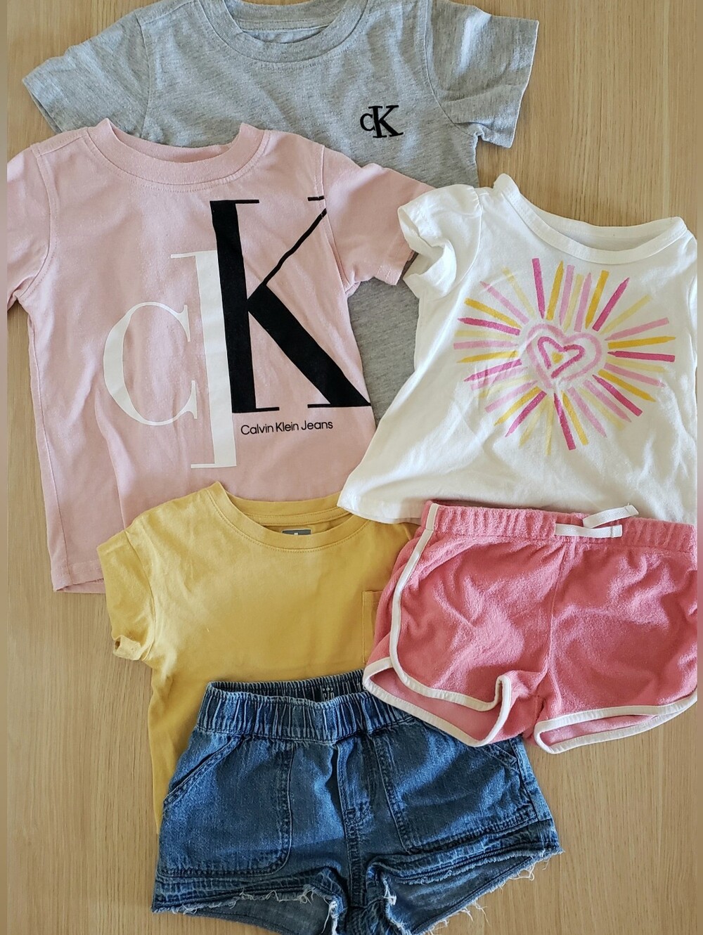 Calvin Klein & GAP Tee + Shorts Bundle Set 18-24 mos